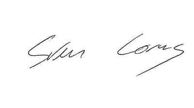 Unterschrift Sven Corus